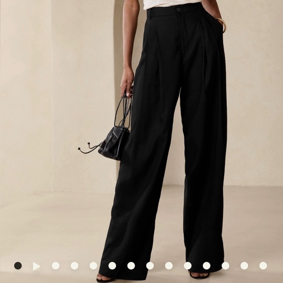 Banana Republic Pants & Jumpsuits Nwt Banana Republic Black Lena